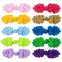 Cheongsam button seven beads buckle childrens clothing Chinese style handmade button wedding candy gift box invitation Chinese decorative buckle