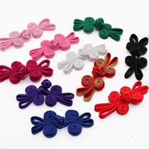 Button button childrens clothing Hanfu cheongsam button button rabbit ear small plate buckle Tang suit plate buckle hair accessories shoes flower plate buckle cloth buckle