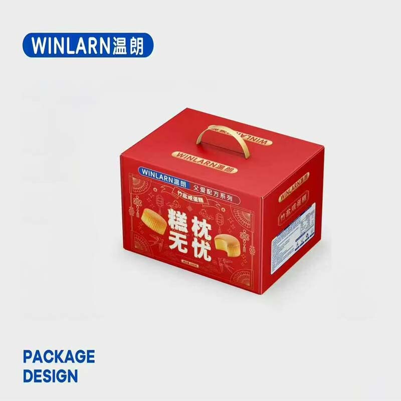 Wenlang Cake Pillow of Worry-Free Pleasure Bamboo Salted Cake Whole Box 1000g Office Snack Salty Flavor Student Breakfast Filling Snack