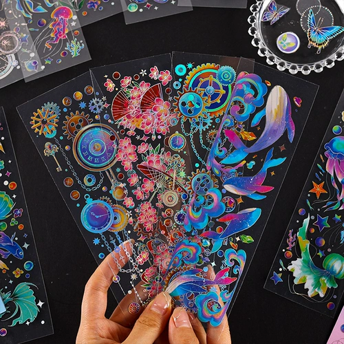 Водонепроницаемая милая наклейка из ПВХ, фотоальбом, наклейки, планировщик, «сделай сам»