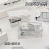 Unprinted transparent mini small stapler