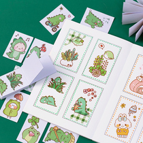Cute Cartoon Stickers Little Balls Ins Wind Girl Characters Teen Handbill Stickers This DIY Phone Diary Decoration