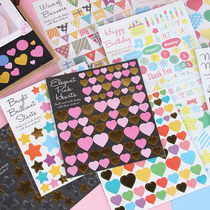 Clear Cabin Album Diy Sticker Diary Handbooks Ben Growth Manual Decoration Material Love Birthday Bronzing Tips