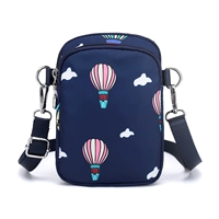 3503 Вертикальный синий воздушный шар