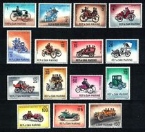 San Marino Stamps 1962 Car Development History Old Lord Car Transport 15 New
