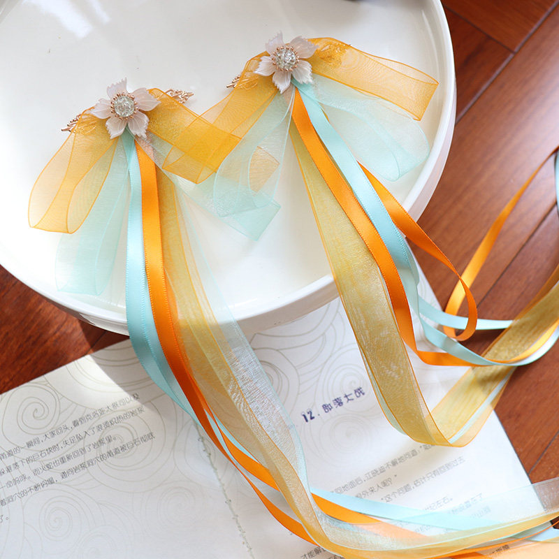Wang's Honor Yao Yao Meets with Divine Deer Derived hair clip Haircut Bow Tie to clip long floating with hanfu haircut