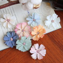 Welfare Hanfu Silk hairclip Antiquities Hair Accessories Bride Flower Headwear Antique Photo Studio Photo Studio Photo Accessories