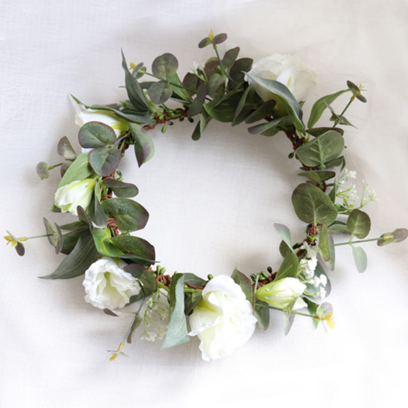 Forest Ensemble Flowers Bridal Flowers Ring Head Accessories Holiday Accessories Touristic Wedding Dress Photography Write Real Head Ring Wedding Hair Accessories