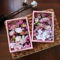  Forest silk flower fairy hair ornaments DIY handmade flower material set Hanfu ancient style headdress Bride wedding garland