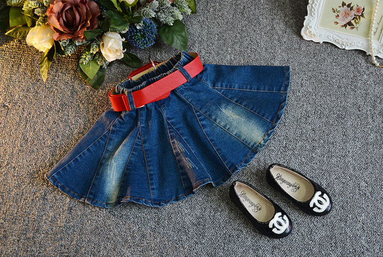 Jupe fillette en toile - Ref 2050094 Image 33