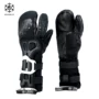 Găng tay trượt tuyết LDski bảo vệ chống thấm nước chống lưng Kevlar ấm ba ngón tay năm ngón tay nhàm chán thiết bị khắc găng tay lụa