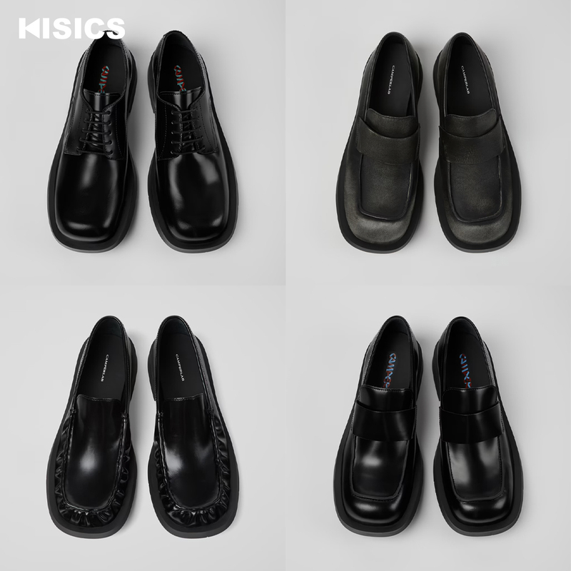 Officially Authorized Camperlab Mil 1978 Loafer Black Classic Lace-Up Derby Loafers Officially Authorized Camperlab Mil 1978 Loafer Black Classic Lace-Up Derby Loafers