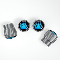 Universal car tire valve cap aluminum alloy bear claw decoration protection cover personality valve core modification