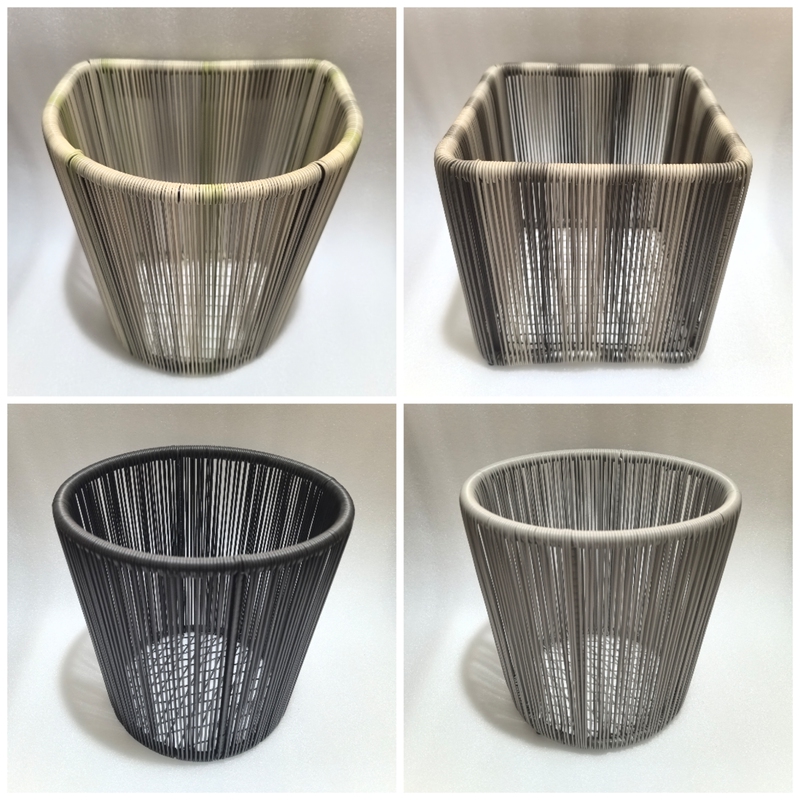 Handmade Rattan Laundry Basket for Hotels, Square Large-Capacity Towel Storage Basket with Rattan Handle for Guest Rooms