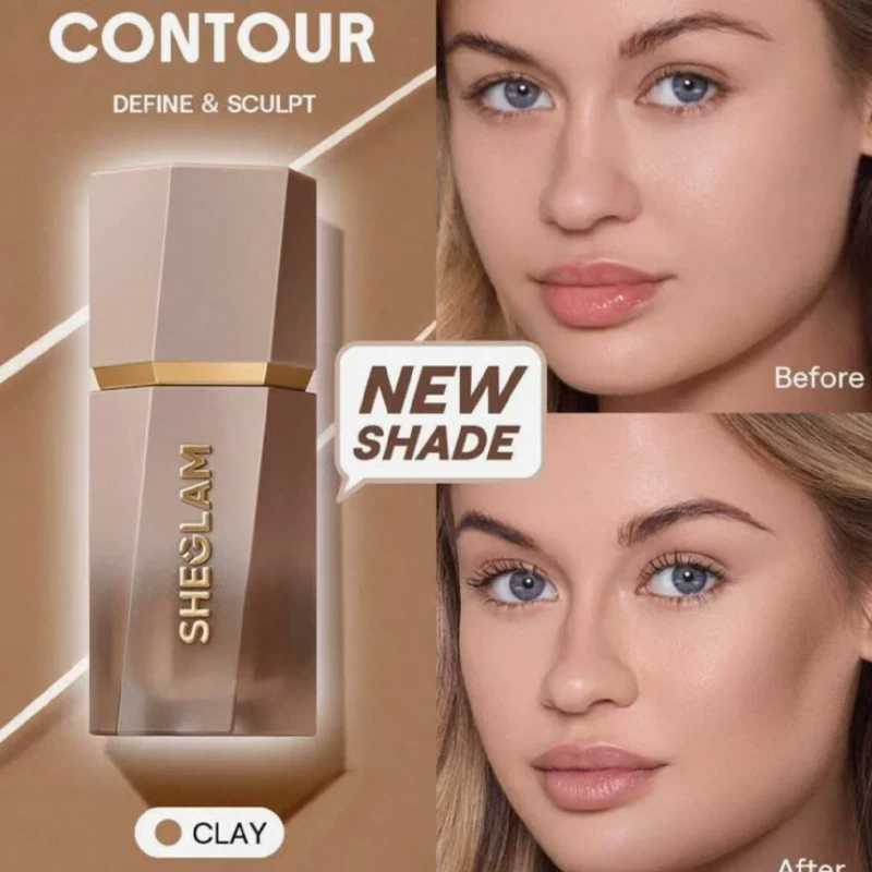 Cosmetics, three dimensional matte eye shadow for contouring, long-term effect