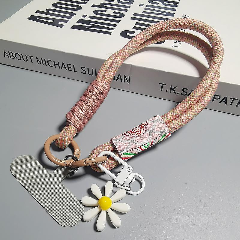 Mobile Phone Woven Lanyard Short Style ins Wrist Strap Durable Anti-Break Anti-Lost Cloud Pattern Unisex Pendant Sturdy and Stylish Mobile Phone Woven Lanyard Short Style ins Wrist Strap Durable Anti-Break Anti-Lost Cloud Pattern Unisex Pendant Sturdy and Stylish