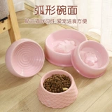Собака медленная чаша керамика Big Dog Fighting Folding Forting Fiting Fighting Water Feed Pett Cat Cat Cat Bowl миска