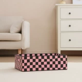 Розовые шахматы, коробка, круглая игрушка, кот