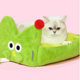 ຫ້ອງທົດລອງ PurLabPu Pu ນອນຫຍ້າສີຂຽວ cat nest multifunctional cat mat ເປີດຖົງນອນສັດລ້ຽງ cat