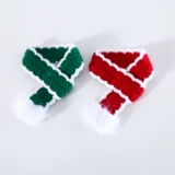 Шерстяной шарф, удерживающий тепло трикотажный нагрудник ручной работы для пожилых людей