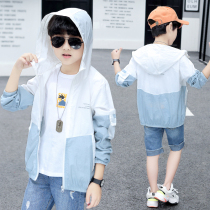 Boy sunscreen Summer thin jacket 2022 new CUHK Tong Han version Light and thin sun protection Breathable Skin Coat