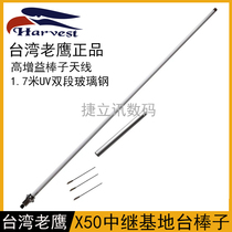 Eagles X50 antenna high gain UV double section bar Vehicular Radio Base Station GRP Antenna