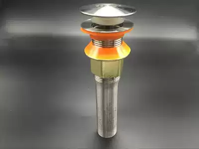 Stainless steel glass basin basin basin basin basin bounce type anti-blocking sewer pressing accessories