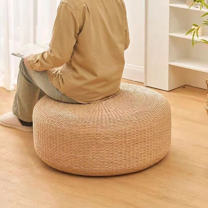 Straw Woven Floor Cushion Japanese Tatami Tea Ceremony Meditation Cushion for Floor, Balcony, Living Room, Home Use, Thickened Seat Cushion Straw Woven Floor Cushion Japanese Tatami Tea Ceremony Meditation Cushion for Floor, Balcony, Living Room, Home Use, Thickened Seat Cushion
