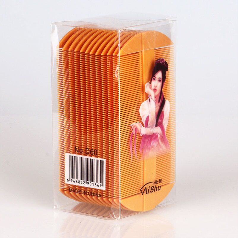 The beard comb plastic ultra-dense removal of dandruff comb tooth to the shaved flea scrape juice