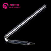 60-degree glass bending pipe with sharp mouth drainage method Gas-guide tube junior high school chemistry laboratory teaching instrument