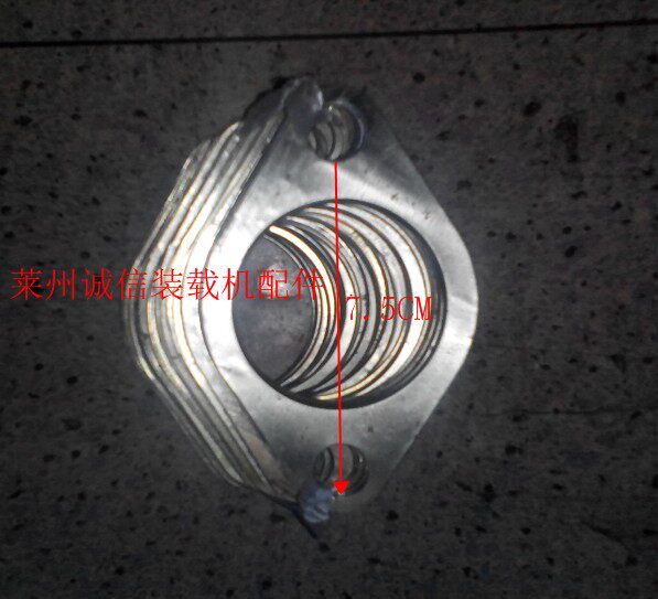 Small loader accessories 485 490 diesel engine silencer interface pad