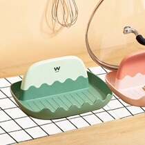 Pot cover holder sitting table kitchen with water tray to put lid Spatula spoon