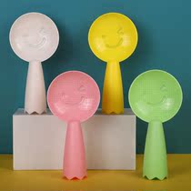 Three smiling face spoons can stand on the rice spoon