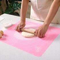 Food grade thickened silicone kneading pad non-stick chopping board baking large panel household and noodle Pad plastic rolling pad