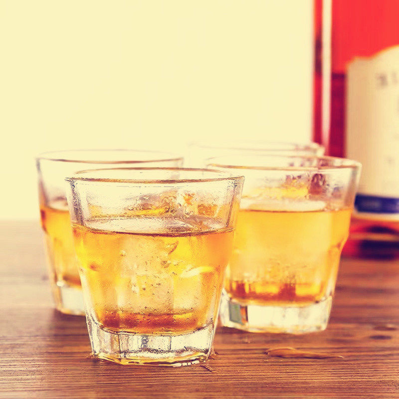 Ликер Cup 玻璃杯100ml酒杯白酒家用水晶玻璃二两杯2两白酒杯啤酒杯三两创意