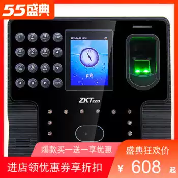 Central control smart iFace102 Face attendance machine Fingerprint face brush machine Facial recognition network