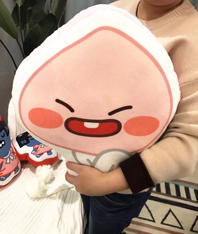 [1 miếng] kakao thẻ thử bé loạt gừng Daniel RYAN đệm rắm đào nhỏ gối gối để ghế gỗ