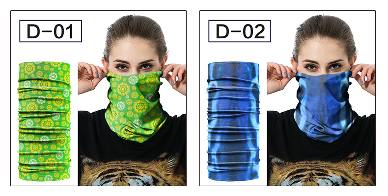 Đi xe đạp liền mạch ma thuật khăn khăn mặt nạ chống nắng ngoài trời thể thao câu cá - Kerchief / Earflap khăn bịt mặt chống nắng nam