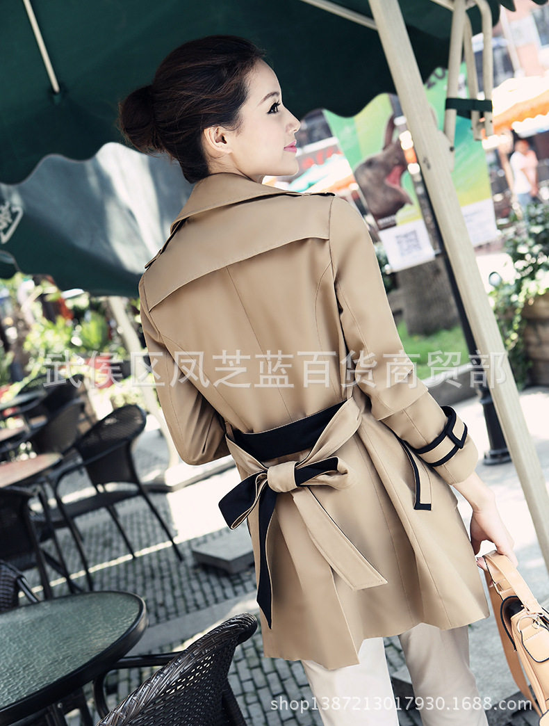 Новая осенняя зимняя женщина длинная куртка Ladies Trench Coats2017 