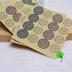 DIY handmade tự làm son môi số sticker Màu chấm sticker sticker đường kính 1 cm - Giấy văn phòng cung cấp giấy a4 giá sỉ Giấy văn phòng