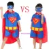 Halloween cho trẻ em Quần áo màu xanh lá cây dành cho người lớn Handmade Spider-Man Superman Little Huangren Parent-child Show