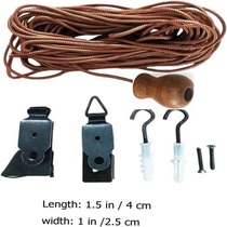 Cross-border selection DIY Bamboo Curtain Accessories Set Roman Blind Replacement Damaged Curtain Parts Available from stock