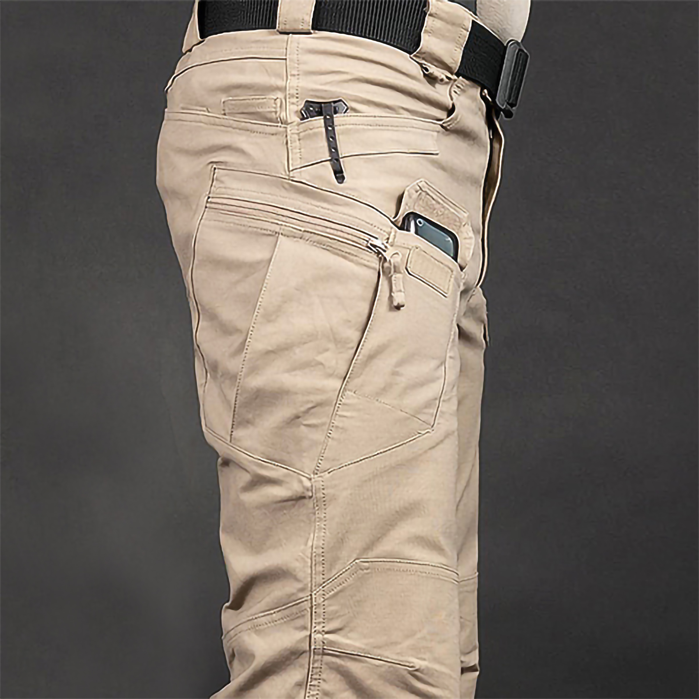 Spring Autumn IX7 Ruling Officer Elastic Tactical Long Pants Men's Body Special Soldiers Pants Work Style Pants Straight Barrel For Training Pants-Taobao