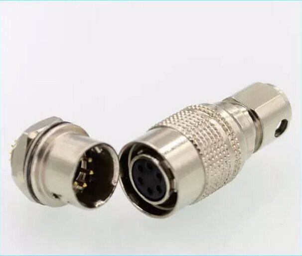 HRS Japan Hirose 4 6 core airline plug hr10a-7p-6s 6pinCCD trigger line processing