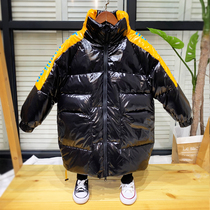 Boy Long Down Jacket 2020 Winter New Children Korean version of foreign-style white duck down Tong Tong thick coat