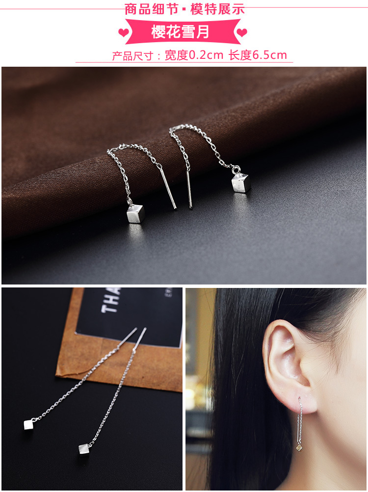 Boucles d oreilles pendantes Femme en Argenterie - Ref 3097533 Image 27