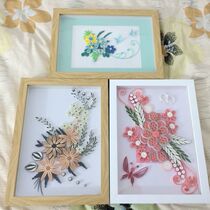 New photo frame frame Photo table Photo frame thickened three-dimensional frame Derivative paper frame Nail film frame Three-dimensional handmade photo frame