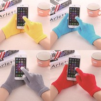 Winter warm gloves can play the touch screen of the mobile phone Smart touch screen womens knitted winter wool warm men