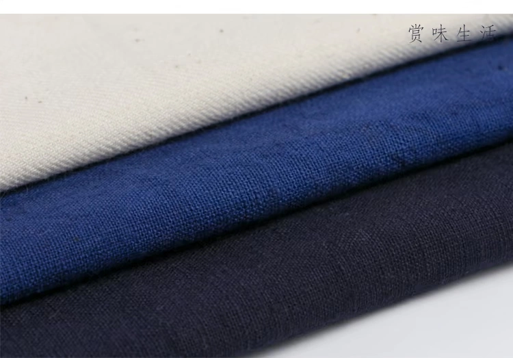 Thượng Hải Chongming vải old-fashioned bông chàm denim gai ghế trẻ em bảng Á hậu thêu đế lót ly trà dệt bằng tay làm bằng tay DIY vải - Vải vải tự làm