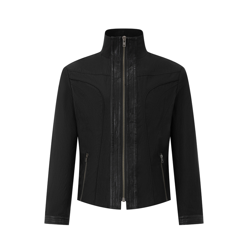 2000Rsk (Sleeping Shadow) Blended Patchwork Cut Deconstructed Avant-Garde Jacket for Men